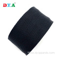 custom black pp webbing 50mm black polypropylene webbing